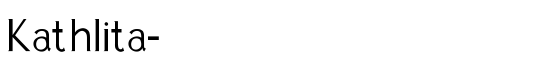 Kathlita- - Download Thousands of Free Fonts at FontZone.net