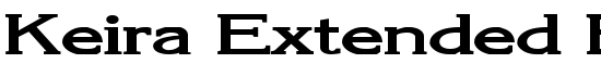 Keira Extended Bold - Download Thousands of Free Fonts at FontZone.net