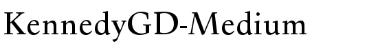 KennedyGD-Medium - Download Thousands of Free Fonts at FontZone.net