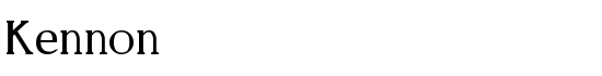 Kennon - Download Thousands of Free Fonts at FontZone.net