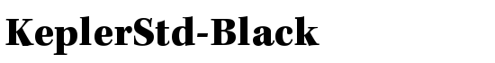 KeplerStd-Black - Download Thousands of Free Fonts at FontZone.net