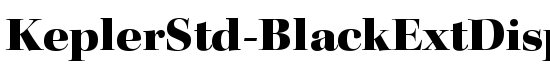 KeplerStd-BlackExtDisp - Download Thousands of Free Fonts at FontZone.net