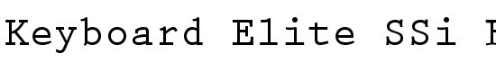 Keyboard Elite SSi Bold - Download Thousands of Free Fonts at FontZone.net