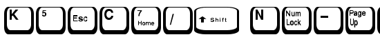 KeyCaps Normal - Download Thousands of Free Fonts at FontZone.net
