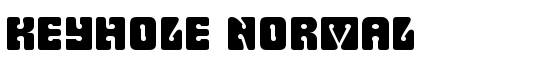 Keyhole Normal - Download Thousands of Free Fonts at FontZone.net