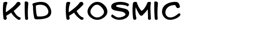 Kid Kosmic - Download Thousands of Free Fonts at FontZone.net
