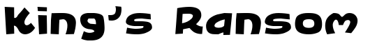 King's Ransom - Download Thousands of Free Fonts at FontZone.net