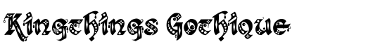 Kingthings Gothique - Download Thousands of Free Fonts at FontZone.net