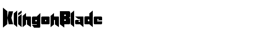 KlingonBlade - Download Thousands of Free Fonts at FontZone.net