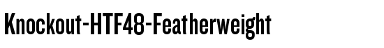 Knockout-HTF48-Featherweight - Download Thousands of Free Fonts at FontZone.net