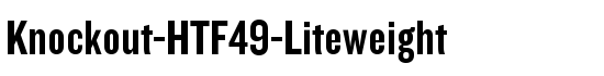 Knockout-HTF49-Liteweight - Download Thousands of Free Fonts at FontZone.net