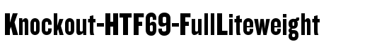 Knockout-HTF69-FullLiteweight - Download Thousands of Free Fonts at FontZone.net