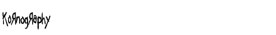 KoRnOgRaPhY - Download Thousands of Free Fonts at FontZone.net