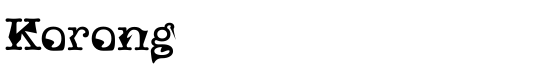 Korong - Download Thousands of Free Fonts at FontZone.net