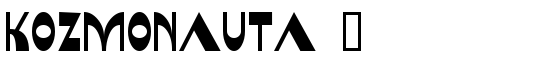 Kozmonauta 2 - Download Thousands of Free Fonts at FontZone.net