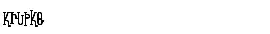 Krupke - Download Thousands of Free Fonts at FontZone.net