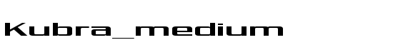 Kubra_medium - Download Thousands of Free Fonts at FontZone.net