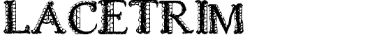 LACETRIM - Download Thousands of Free Fonts at FontZone.net