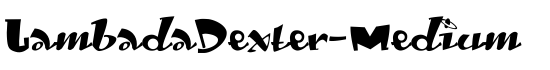 LambadaDexter-Medium - Download Thousands of Free Fonts at FontZone.net