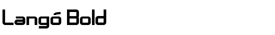 LangÃ³ Bold - Download Thousands of Free Fonts at FontZone.net