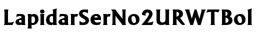 LapidarSerNo2URWTBol - Download Thousands of Free Fonts at FontZone.net