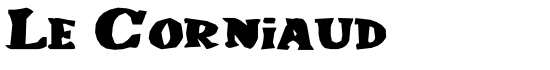 Le Corniaud - Download Thousands of Free Fonts at FontZone.net