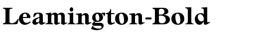 Leamington-Bold - Download Thousands of Free Fonts at FontZone.net