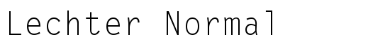 Lechter Normal - Download Thousands of Free Fonts at FontZone.net