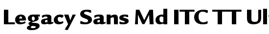 Legacy Sans Md ITC TT Ultra - Download Thousands of Free Fonts at FontZone.net