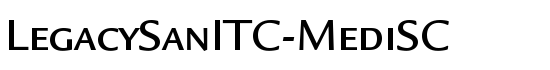 LegacySanITC-MediSC - Download Thousands of Free Fonts at FontZone.net