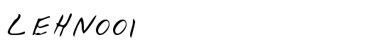 LEHN001 - Download Thousands of Free Fonts at FontZone.net