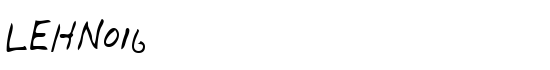 LEHN016 - Download Thousands of Free Fonts at FontZone.net