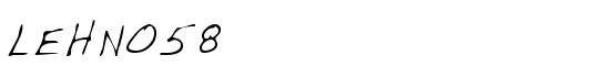 LEHN058 - Download Thousands of Free Fonts at FontZone.net