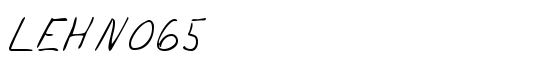 LEHN065 - Download Thousands of Free Fonts at FontZone.net