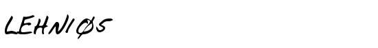 LEHN105 - Download Thousands of Free Fonts at FontZone.net