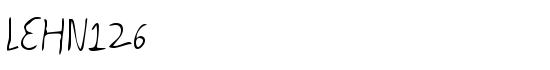 LEHN126 - Download Thousands of Free Fonts at FontZone.net