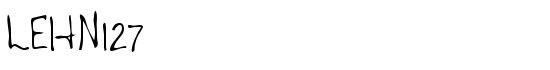 LEHN127 - Download Thousands of Free Fonts at FontZone.net