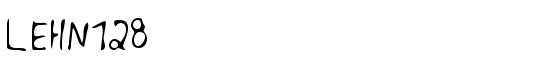 LEHN128 - Download Thousands of Free Fonts at FontZone.net