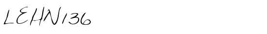 LEHN136 - Download Thousands of Free Fonts at FontZone.net