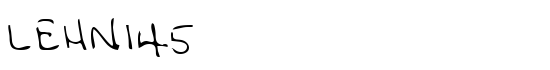 LEHN145 - Download Thousands of Free Fonts at FontZone.net