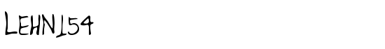 LEHN154 - Download Thousands of Free Fonts at FontZone.net
