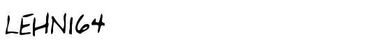 LEHN164 - Download Thousands of Free Fonts at FontZone.net
