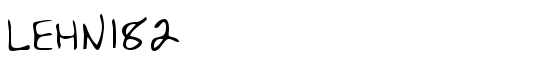 LEHN182 - Download Thousands of Free Fonts at FontZone.net