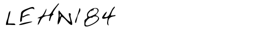 LEHN184 - Download Thousands of Free Fonts at FontZone.net