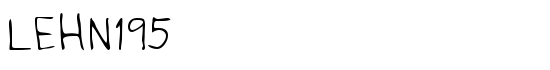 LEHN195 - Download Thousands of Free Fonts at FontZone.net