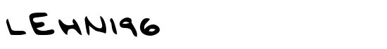 LEHN196 - Download Thousands of Free Fonts at FontZone.net