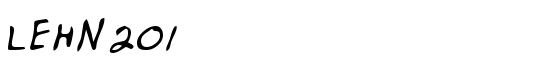 LEHN201 - Download Thousands of Free Fonts at FontZone.net