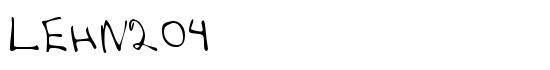 LEHN204 - Download Thousands of Free Fonts at FontZone.net