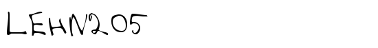 LEHN205 - Download Thousands of Free Fonts at FontZone.net