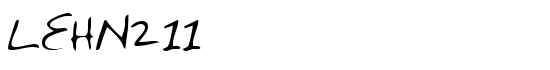 LEHN211 - Download Thousands of Free Fonts at FontZone.net